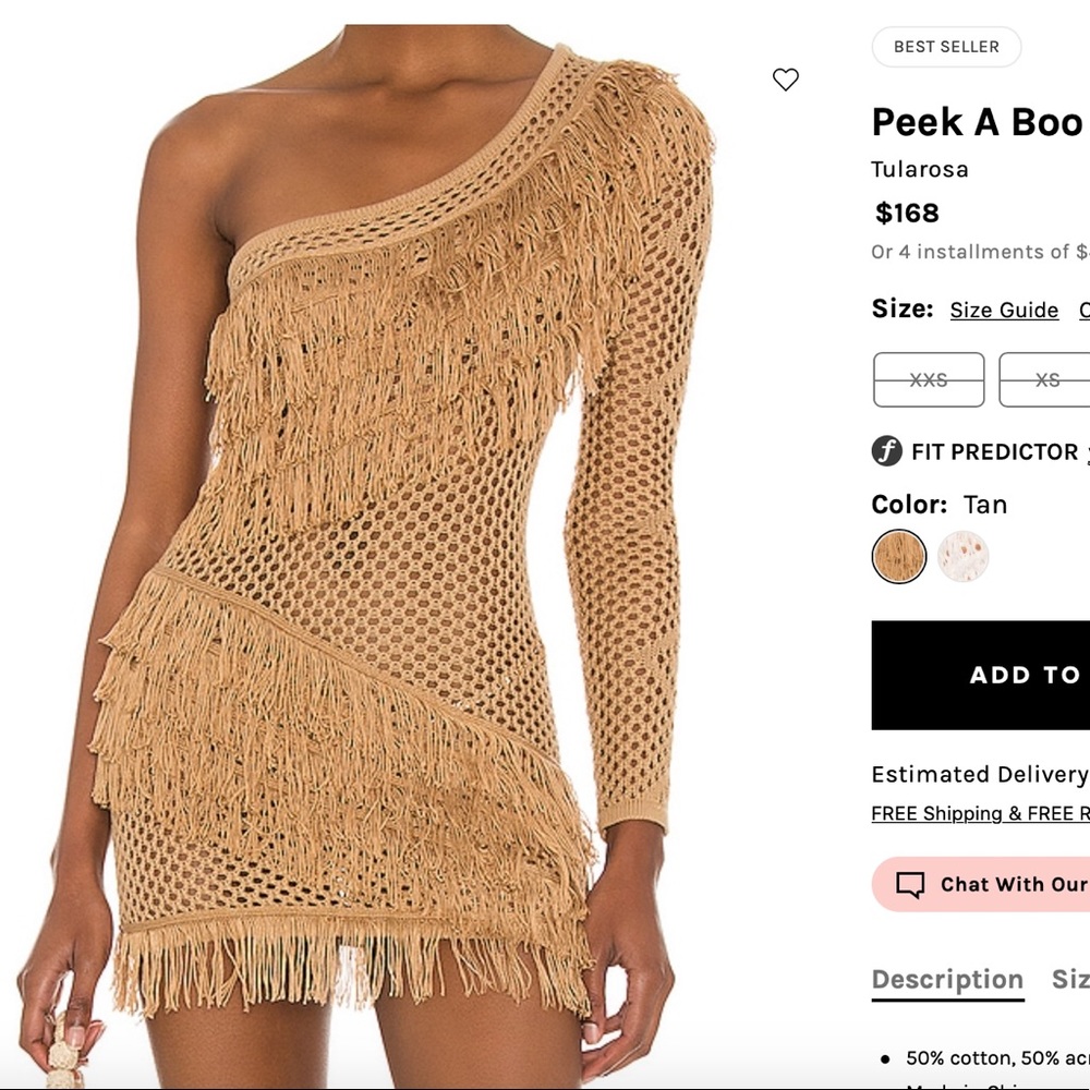 TULAROSA REVOLVE BOHEMIAN MINI BEACH DRESS
